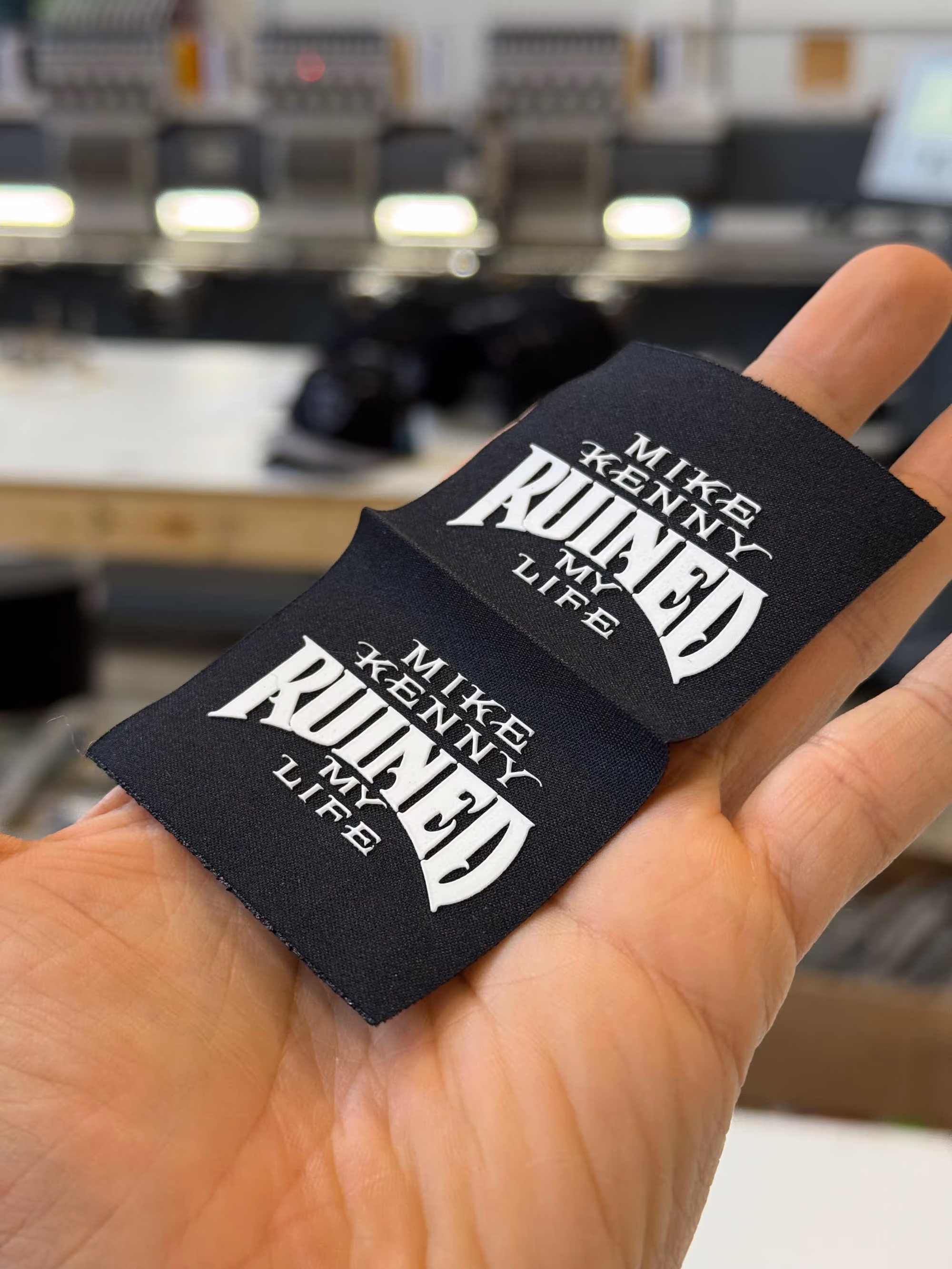 Custom apparel made in-house at PL Apparel Studio, Cambridge, Ontario