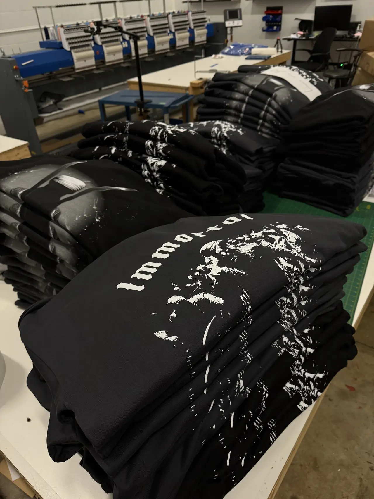 Custom apparel made in-house at PL Apparel Studio, Cambridge, Ontario