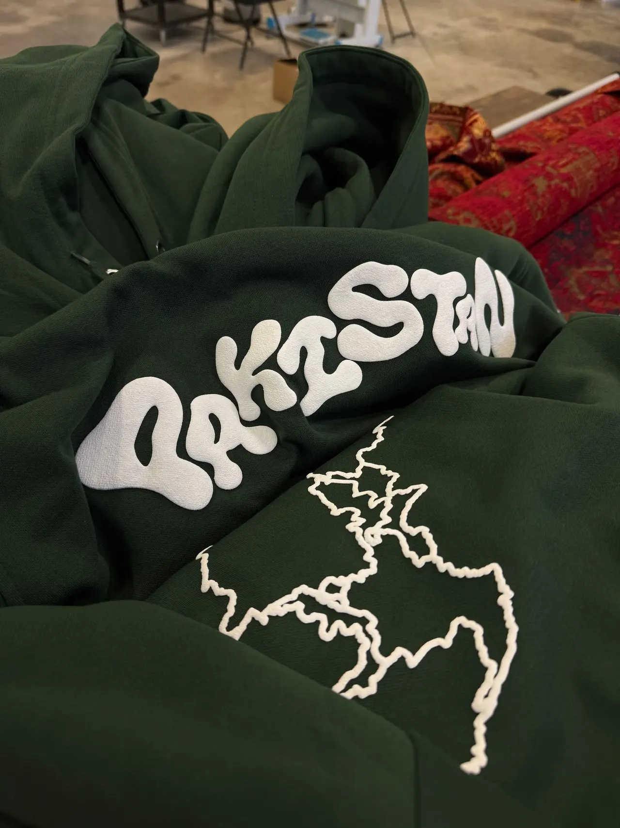 Custom apparel made in-house at PL Apparel Studio, Cambridge, Ontario
