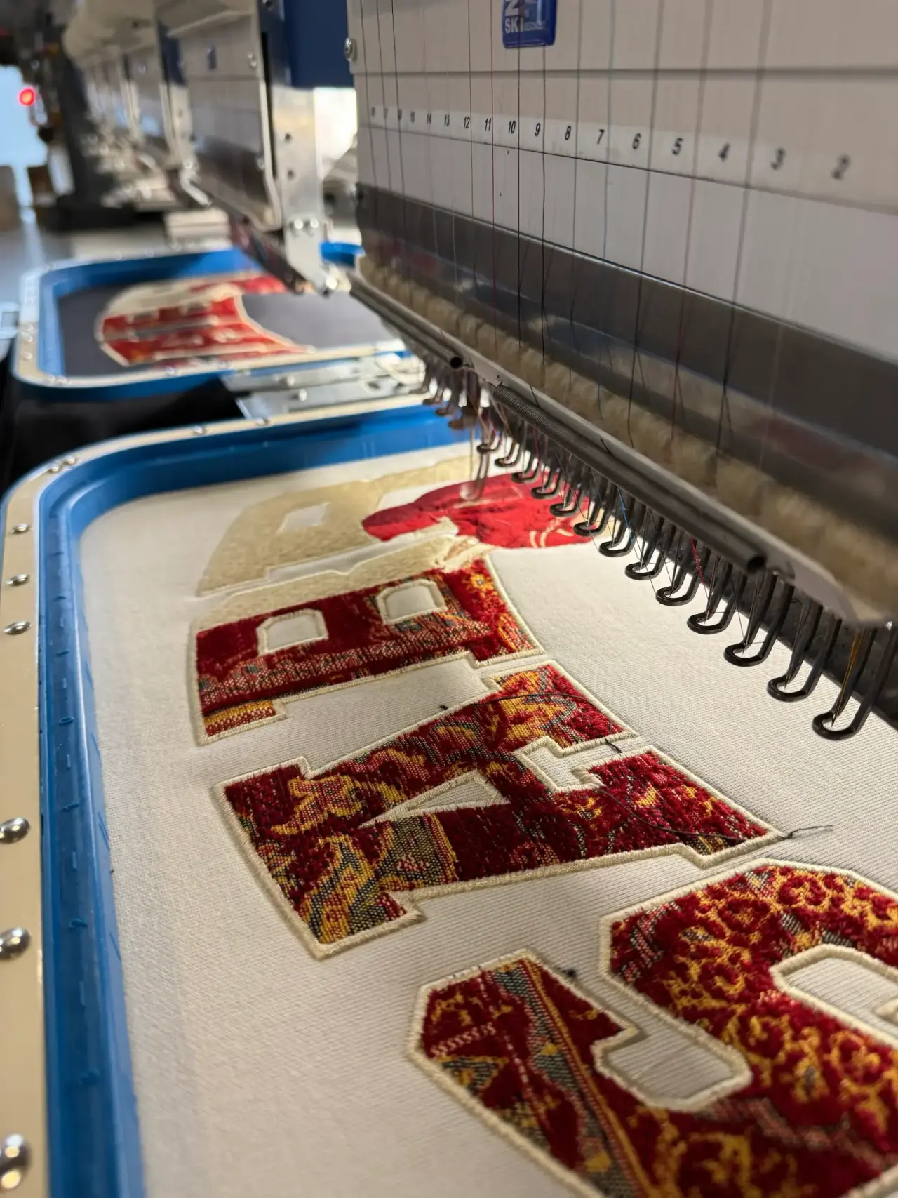Custom apparel made in-house at PL Apparel Studio, Cambridge, Ontario