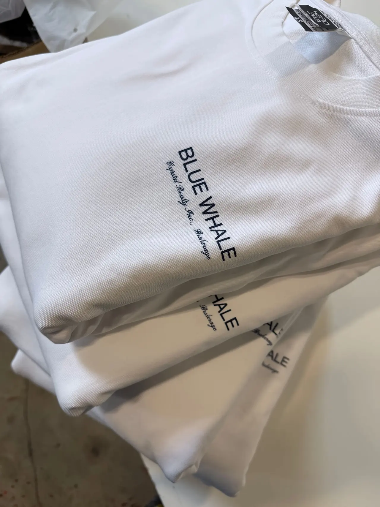Custom apparel made in-house at PL Apparel Studio, Cambridge, Ontario