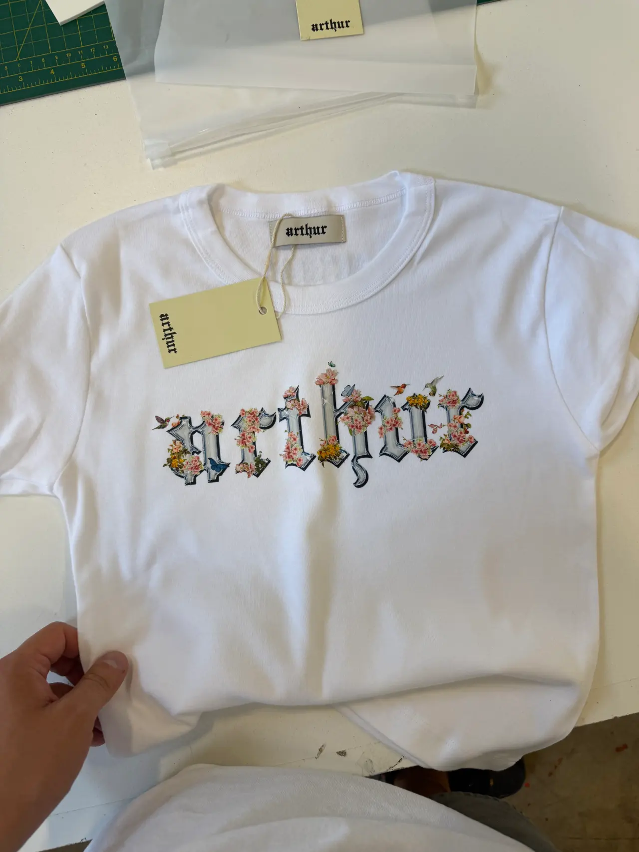 Custom apparel made in-house at PL Apparel Studio, Cambridge, Ontario
