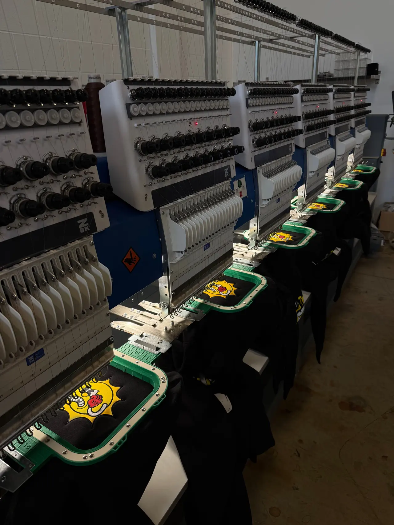 Custom apparel made in-house at PL Apparel Studio, Cambridge, Ontario