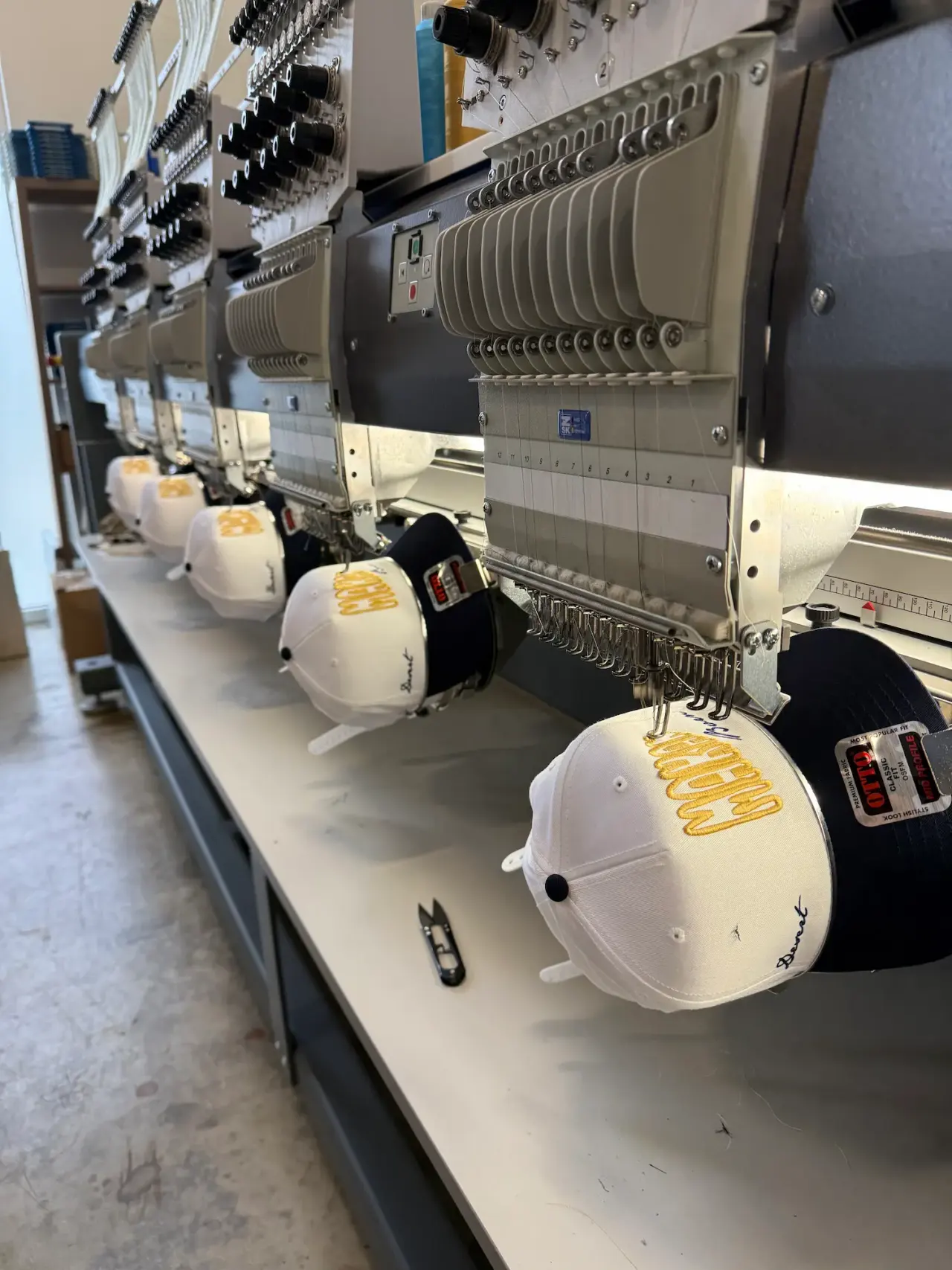 Custom apparel made in-house at PL Apparel Studio, Cambridge, Ontario